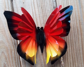 Fence Butterfly, Wall Decor, Butterfly Garden Art - Individual