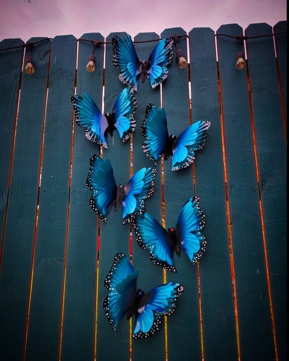 Papillon de clôture, décoration murale, oeuvre d'art pour jardin de  papillons Individuel -  Canada
