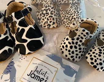 leopard infant shoes
