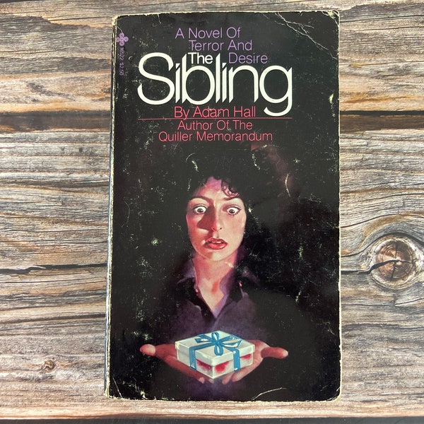 The Sibling by Adam Hall - Leisure Paperback Horror - 1970s Horror Paperbacks - Vintage Horror - AS IS