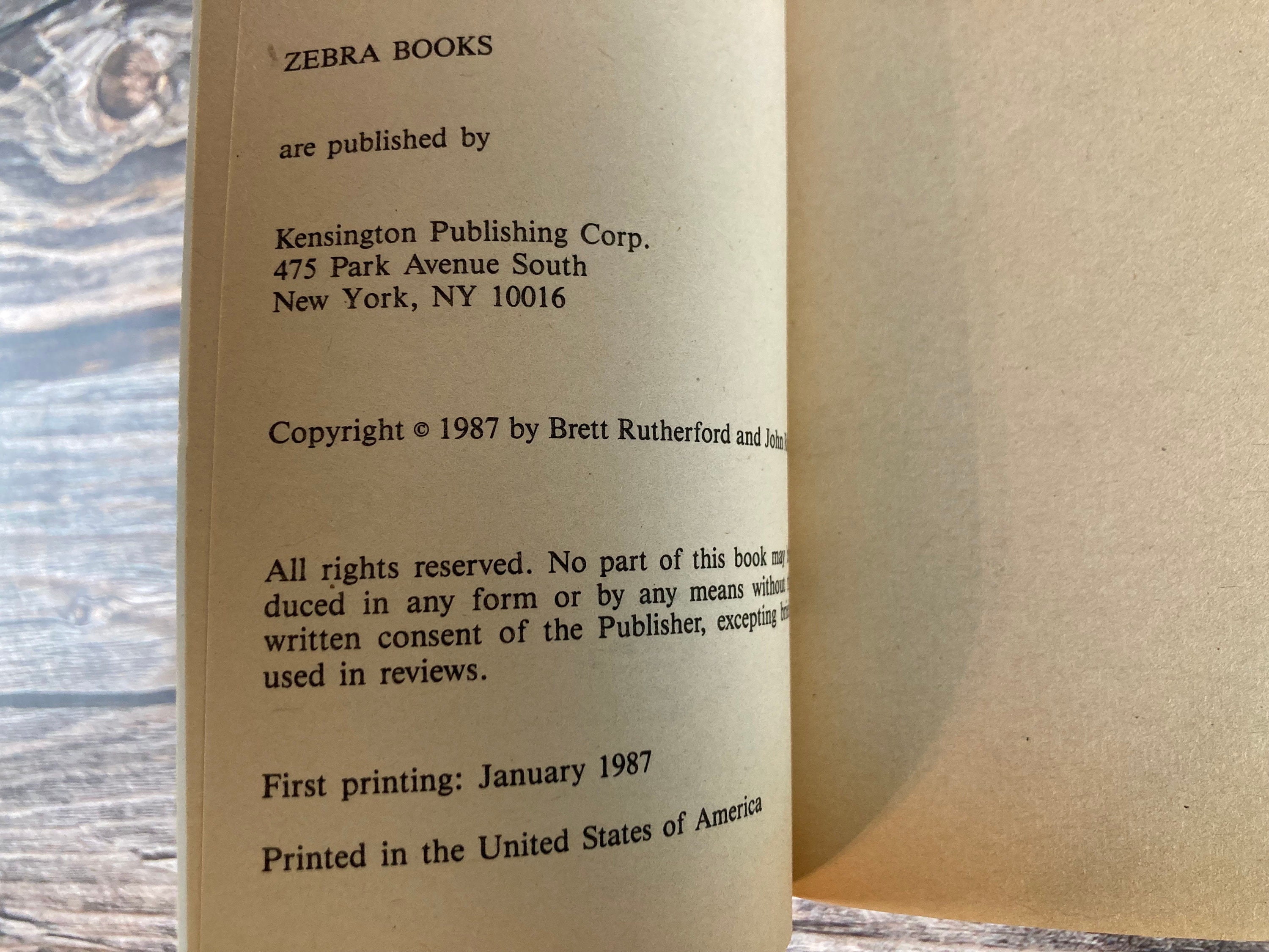 Piper by Brett Rutherford & John Robertson Zebra Horror Books Zebra ...