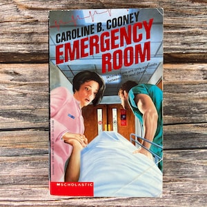 Emergency Room by Caroline B. Cooney - Point Paperback Horror, Young Adult Horror Paperback Books - 1990s YA Horror Fiction Scholastic