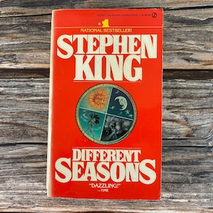 Different Seasons by Stephen King - Signet Publisher Paperback Horror Books - 1980s Paperback Books -