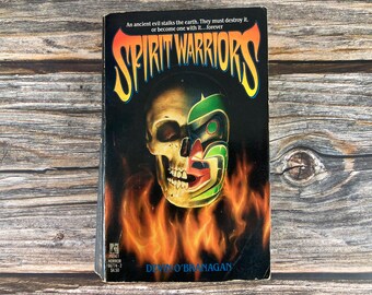 Spirit Warriors - Pocket Books - 1980s Thriller Horror Paperback - Vintage Horror Paperbacks -