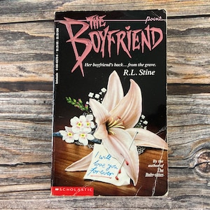 The Boyfriend by R.L. Stine - YA Horror Scholastic Paperback Horror, Young Adult Horror Paperback Books - 1990s YA Horror Thriller