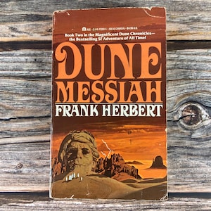 Dune Messiah Paperback - Frank Herbert - Berkley Science Fiction Books - 1980s Sci Fi Paperbacks - Vintage Dune Book
