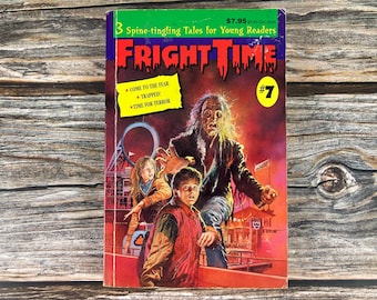 Fright Time Paperback | Book 7: Come to the Fear, Trapped!, Time for Terror | 3 Spine-Tingling Tales for Young Readers | 1990s