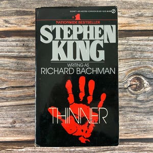 Thinner by Richard Bachman / Stephen King - Vintage Stephen King Paperback