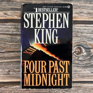 Four Past Midnight by Stephen King - Signet Publisher Paperback Horror Books - Vintage Paperback Books