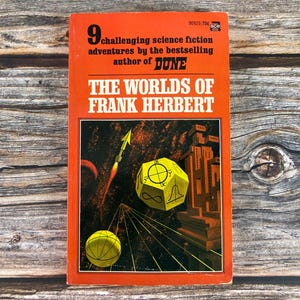 The Worlds of Frank Herbert - Anthology | Science Fiction Paperback | Vintage 1970s Ace Science Fiction
