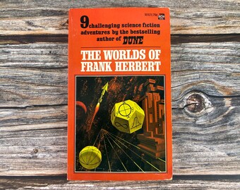 The Worlds of Frank Herbert - Anthology | Science Fiction Paperback | Vintage 1970s Ace Science Fiction
