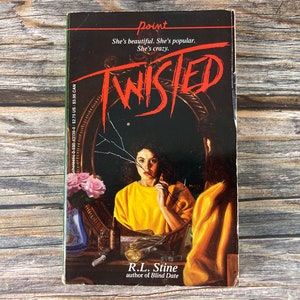 Twisted by R.L. Stine - Point Books, Scholastic Paperback Horror, Young Adult Horror Paperback Books - 1980s YA Horror Thriller