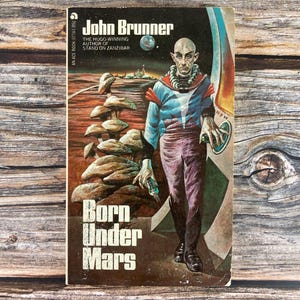 Born Under Mars by John Brunner | Science Fiction Paperback | Vintage 1970s Ace Science Fiction