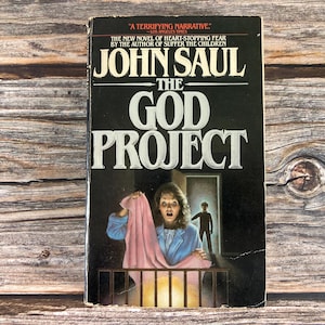 The God Project by John Saul - Bantam Paperback Horror Books - 1980s Paperback Books
