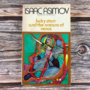 Lucky Starr and the Oceans of Venus by Isaac Asimov - Signet Paperback 1970&#39;s Science Fiction Sci-Fi