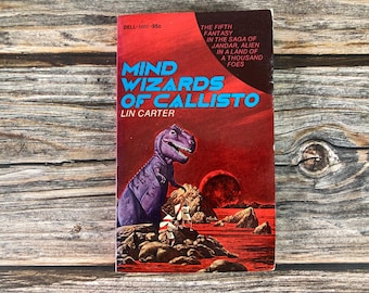 Mind Wizards of Callisto by Lin Carter - Dell SF - Vintage Books - 1970's Paperback - Paperback Sci-Fi - 1970's Science Fiction - Daw Sci-Fi