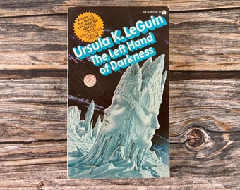 Ursula K. LeGuin The Left Hand of Darkness - Vintage Sci Fi Fantasy Paperbacks | ACE Science Fiction 1970s