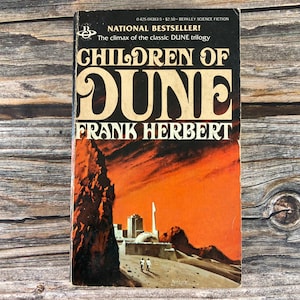 Children of Dune Paperback - Frank Herbert - Berkley Science Fiction Books - Sci Fi Paperbacks - Vintage Dune Book