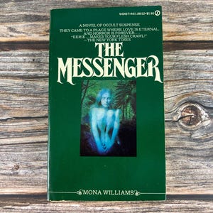 The Messenger by Mona Williams - Horror Books - Paperback Horror - 1970s Horror Paperbacks - Vintage Horror