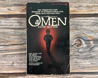 The Omen by David Seltzer - Signet Horror Books - Signet Paperback Horror - 1970s Paperback Horror