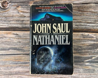 Nathaniel by John Saul - Bantam Paperback Horror Books - 1980s Paperback Books