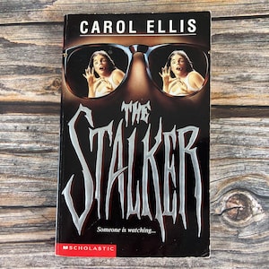 The Stalker by Carol Ellis - Scholastic Paperback Horror, Young Adult Horror Paperback Books - 1990s YA Horror Thriller