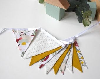 Personalised Fabric Bunting Blue//Grey//Pink//Purple//Safari//Jungle//Unicorn//Stars