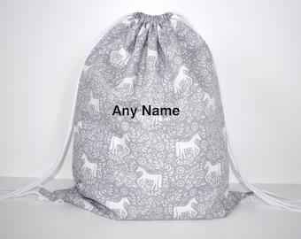 SQUIRREL PERSONALISED GYM GREAT GIFT /& NAMED TOO SWIMMING PE// DANCE BAG
