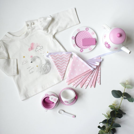 pink nursery bunting