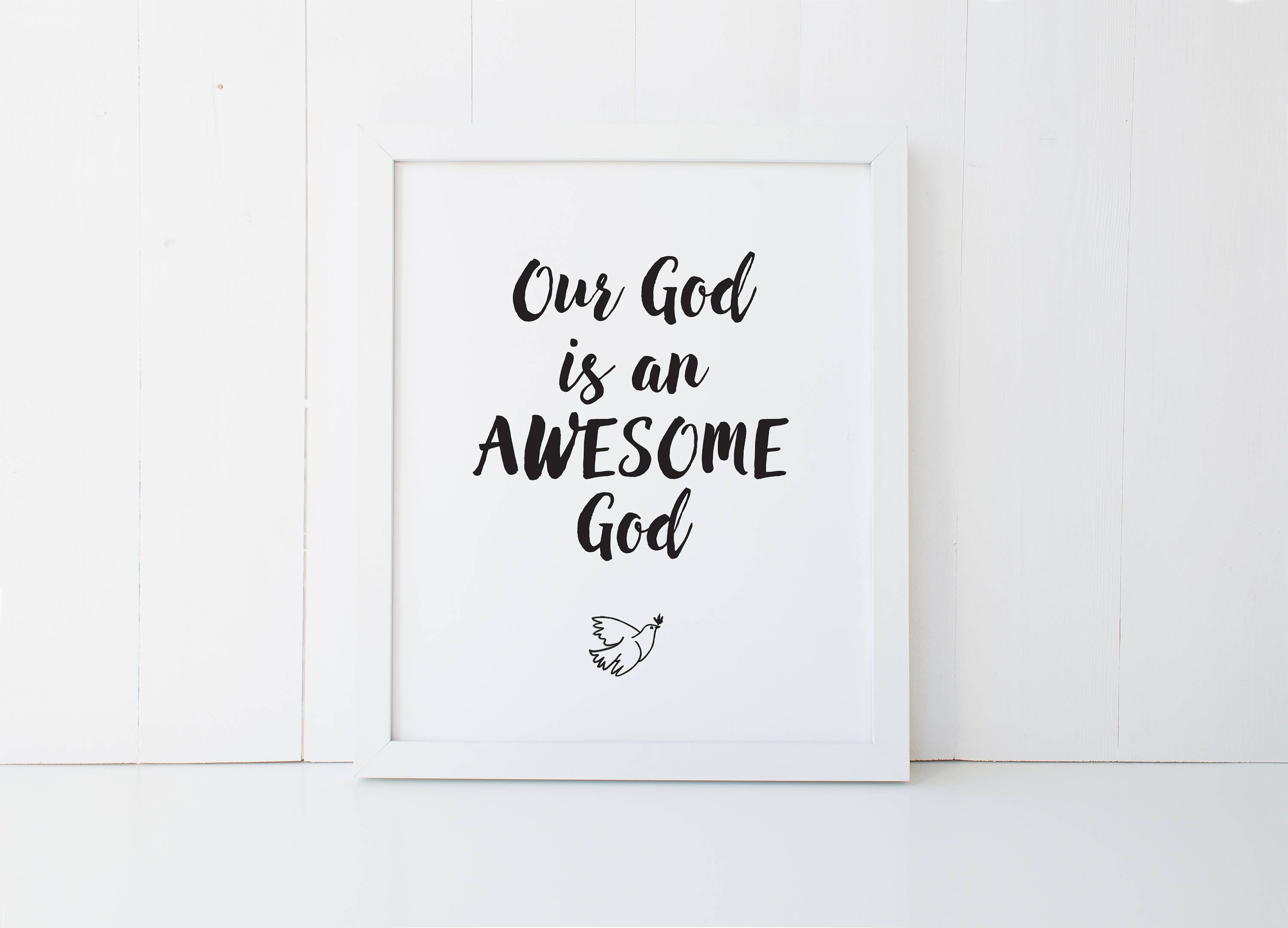Our God is an AWESOME God Song Lyric Quote Digital Print Etsy Our God is an AWESOME God Song Lyric Quote Digital Print Etsy