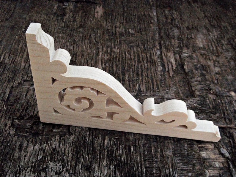 Rustic Wooden Corbel Victorian Farmhouse Decor