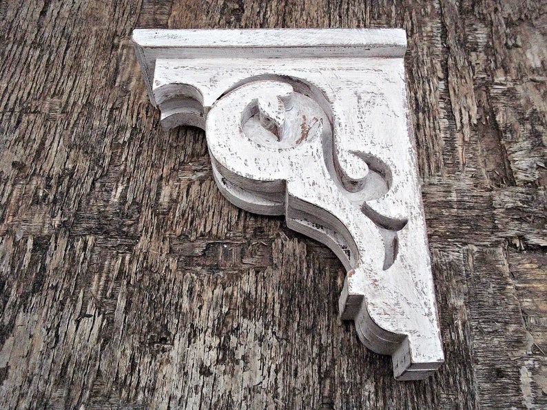 Victorian Wooden Shelf Bracket Shabby Chic Farmhouse Decor Woode Victorian Wooden Shelf Bracket Shabby Chic Farmhouse Decor Woode