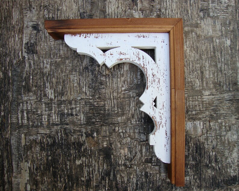 Corbel Victorian Bracket Rustic Decor Farmhouse Decor Wood Etsy
