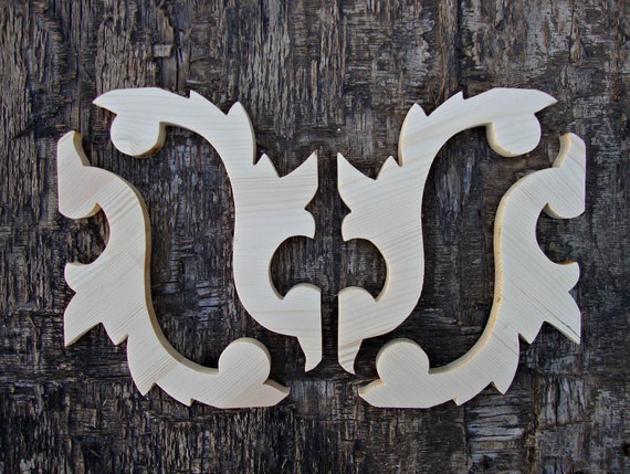 Victorian Screen Door Brackets Wooden Corbels Fretwork Etsy