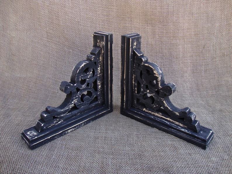 Farmhouse Decor Rustic Shelf Brackets Corbels Shabby Chic Etsy