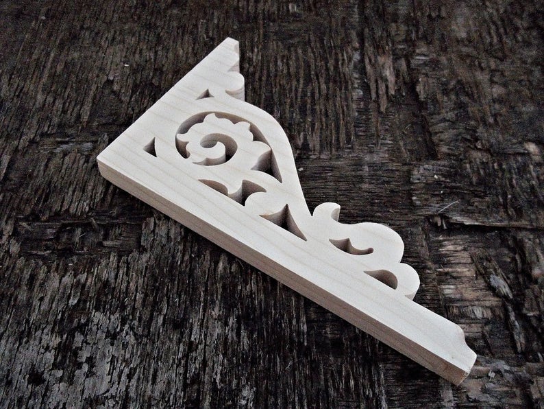 Rustic Wooden Corbel Victorian Farmhouse Decor