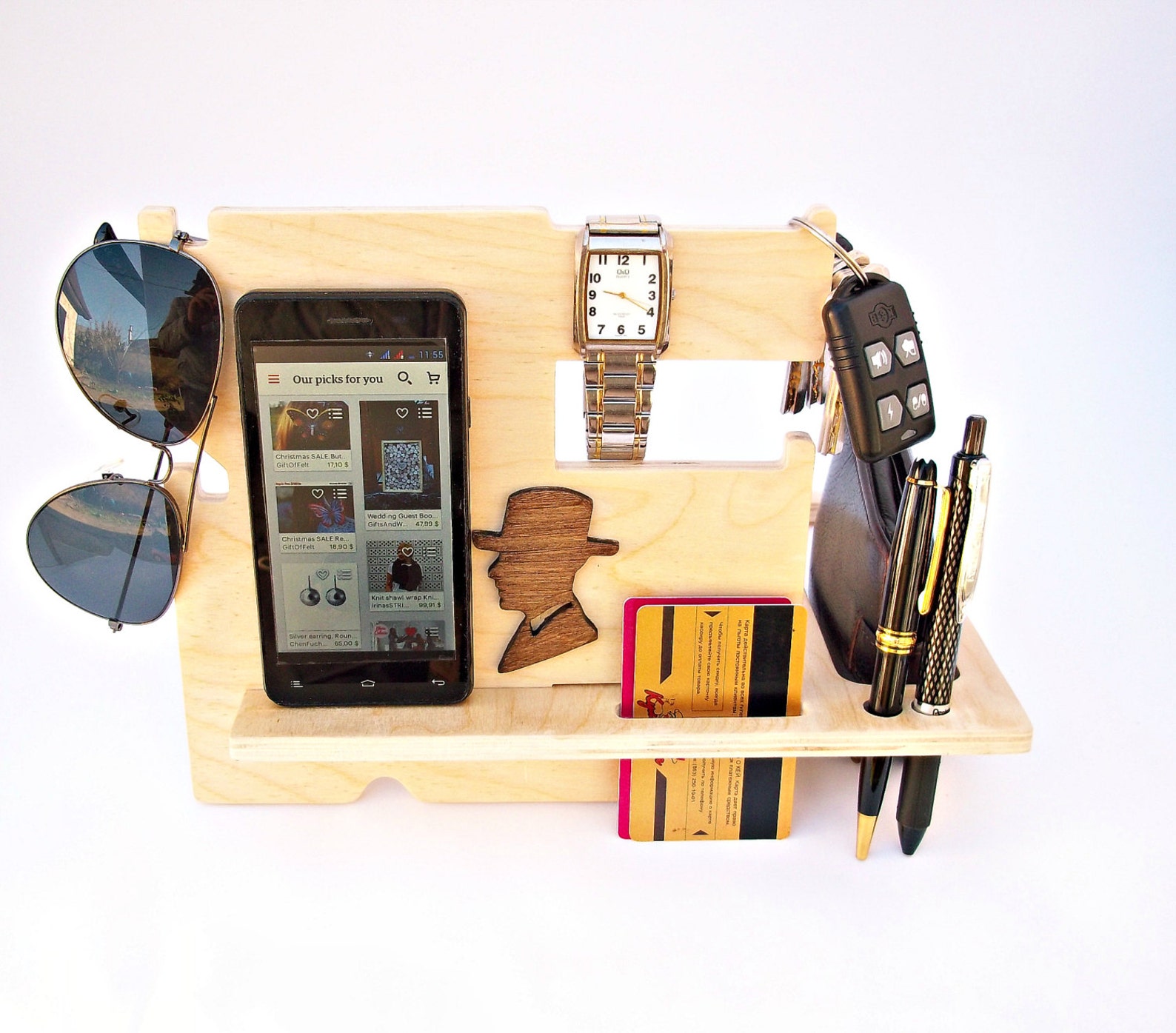 Husband Gift Ideas Mens Gift Ideas Desk Accessories Tablet Etsy