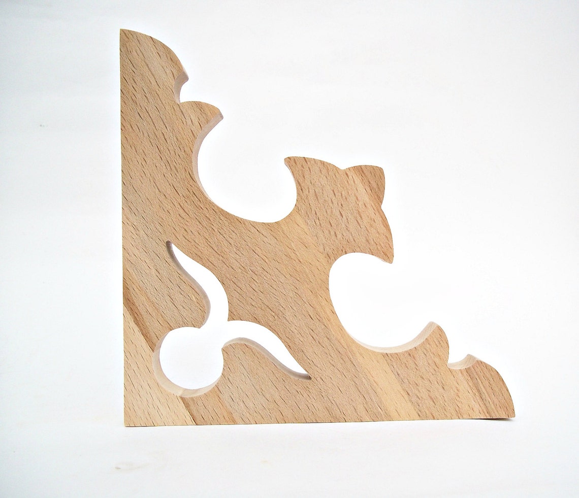 Rustic Corbel Wood Victorian Screen Door Bracket Etsy