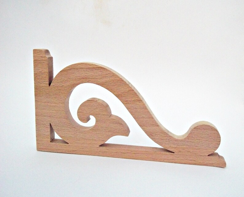 Rustic Wood Corbel Victorian Screen Door Bracket Home Decor