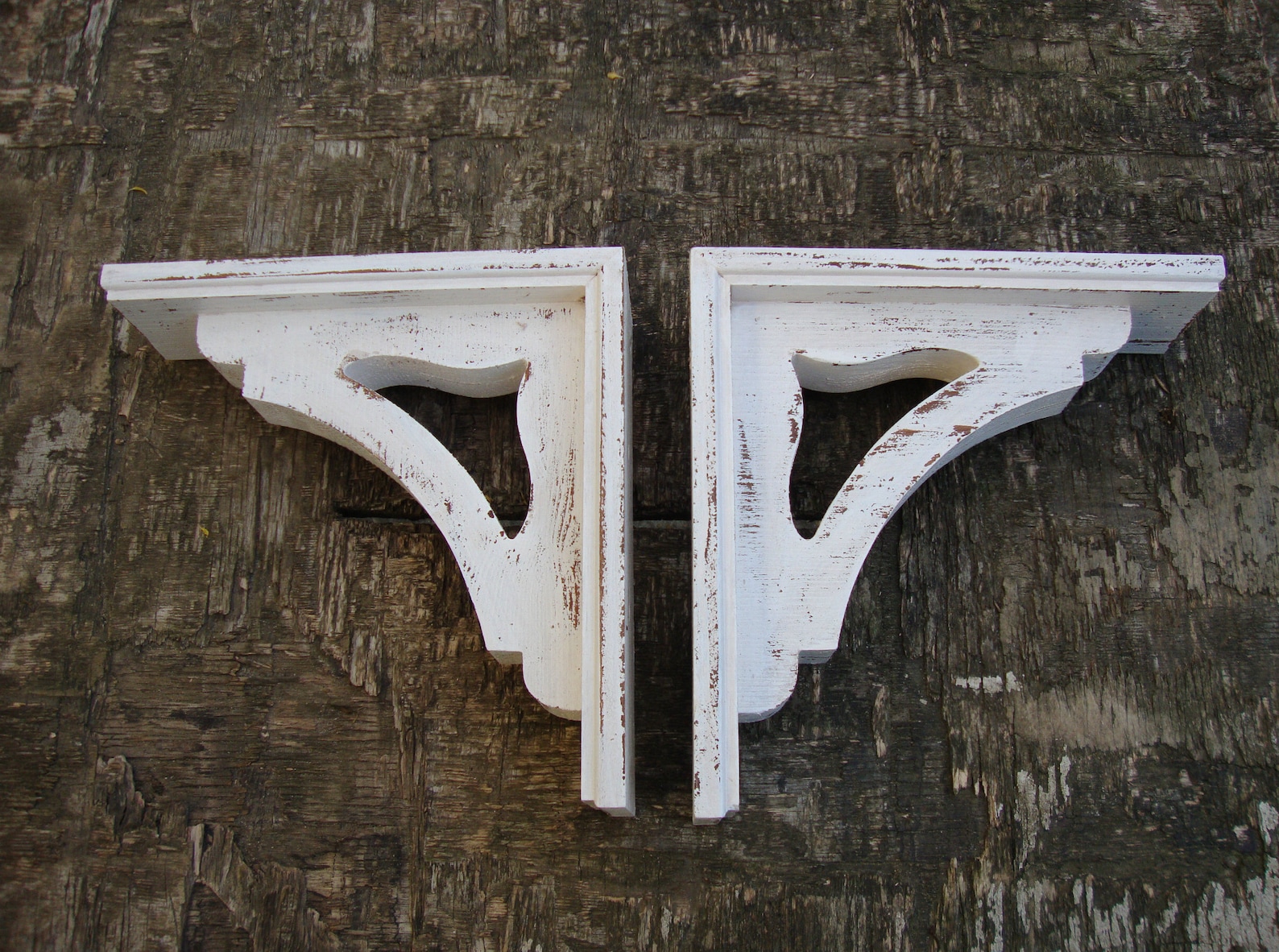 Farmhouse Decor Antique Wooden Shelf Brackets Victorian Wooden Etsy