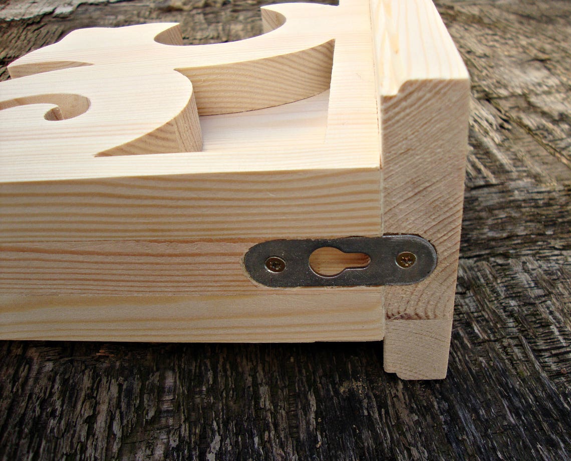 Victorian Shelf Bracket Wooden Natural Farmhouse Home Decor Etsy