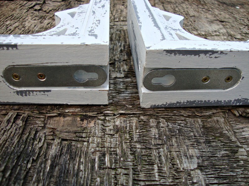 Farmhouse Decor Shabby Chic Shelf Brackets Rustic Corbels Etsy