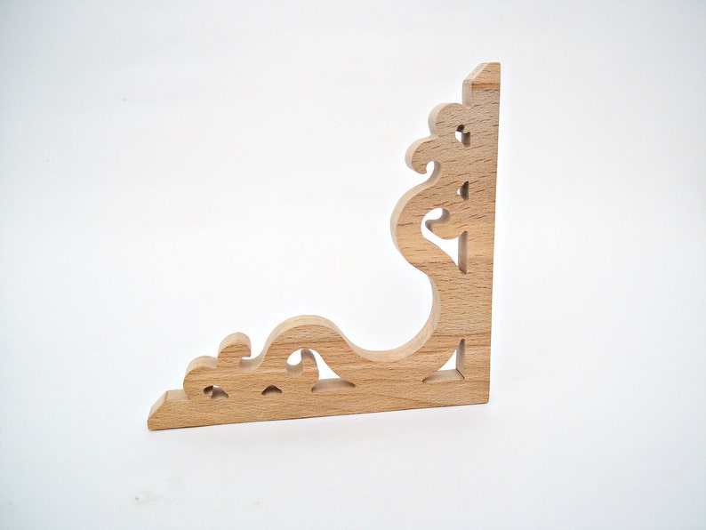 Farmhouse Decor Victorian Screen Door Bracket Wood Corbel