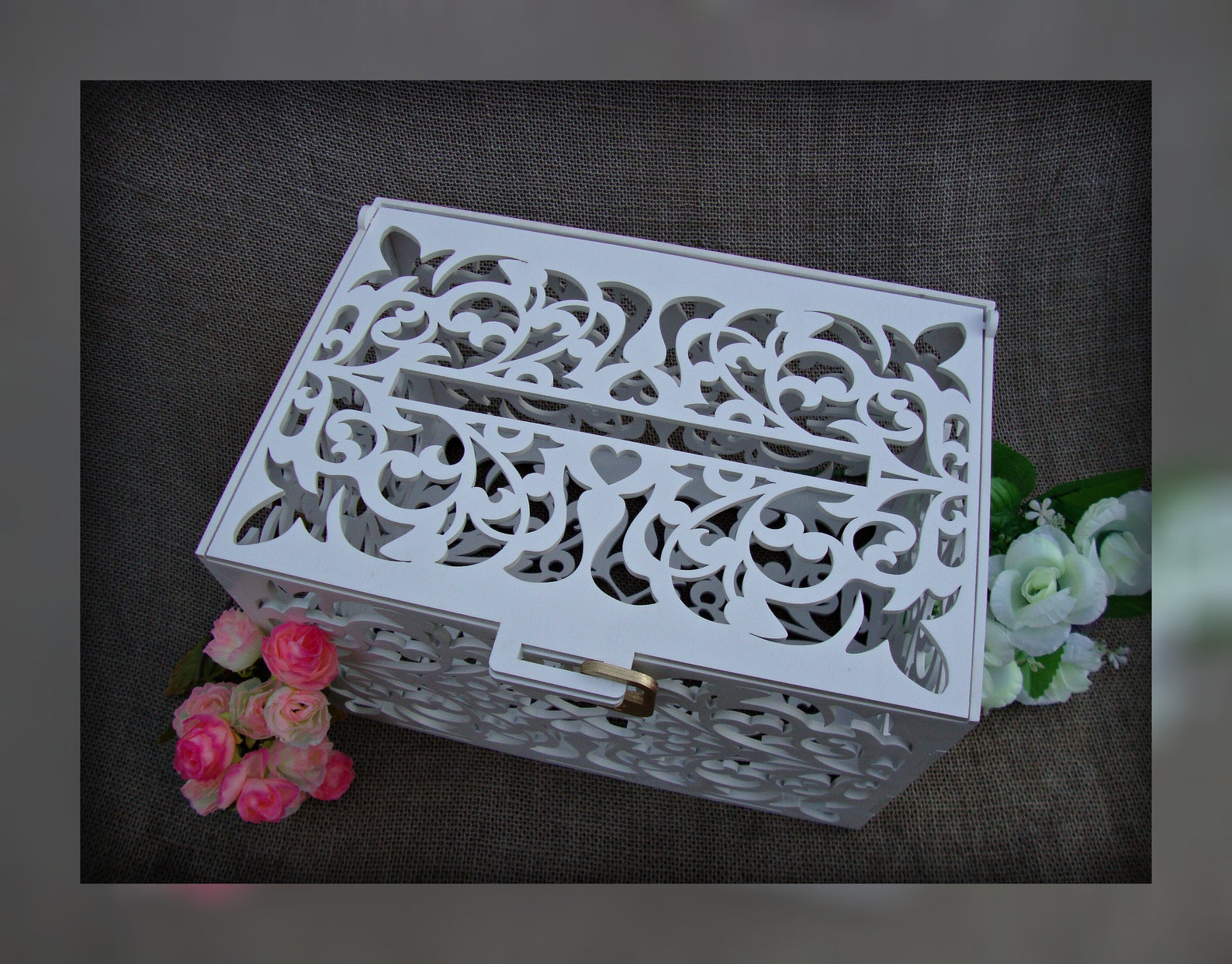 Wedding Money Box Handmade Etsy