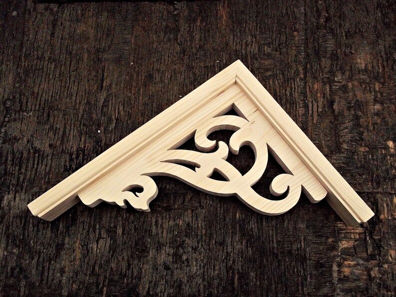 Farmhouse Decor Victorian Corbels Wooden Corbel Brackets Etsy