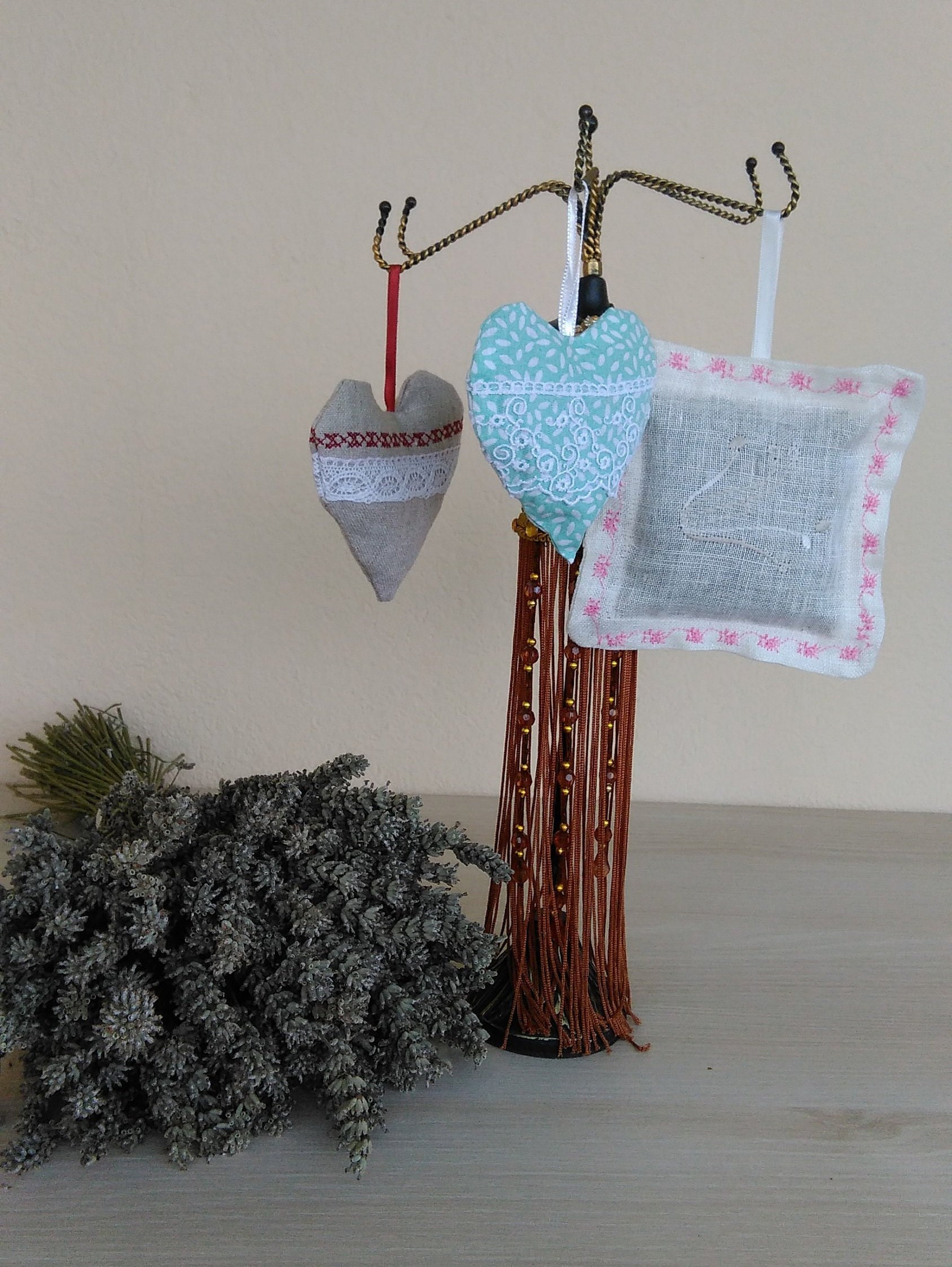 Sachet de Lavande Coeur ou Carré