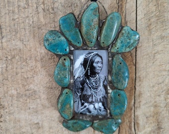 Turquoise pendant necklace