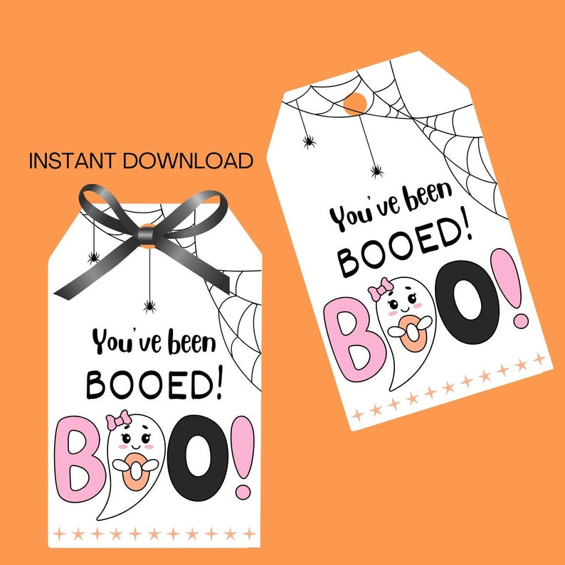 You've Been Booed Printable - Etsy