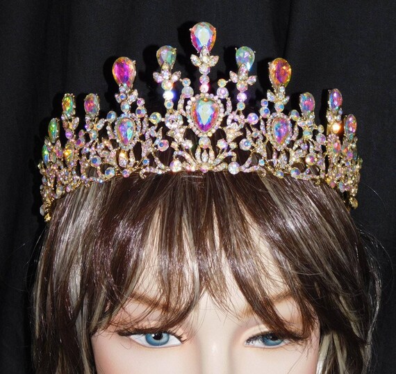 Beauty Queen Crown Gold