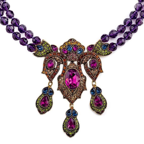 Brand New Heidi Daus Nouveau Antiquity Crystal Y Drop Necklace | Etsy